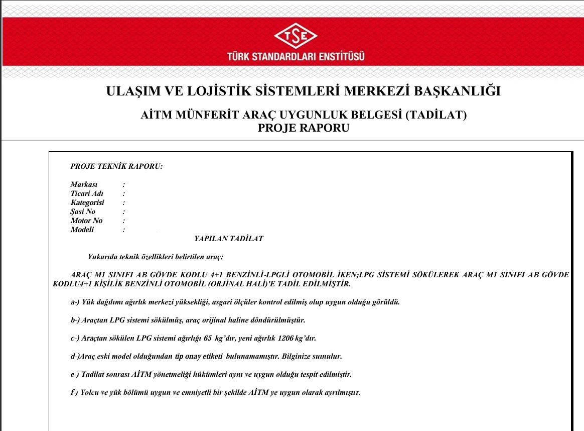 LPG Söküm Projesi